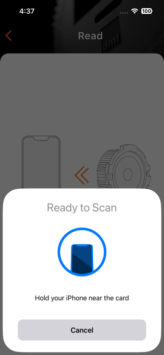 PhaseX NFC App Screenshot 2 of 6