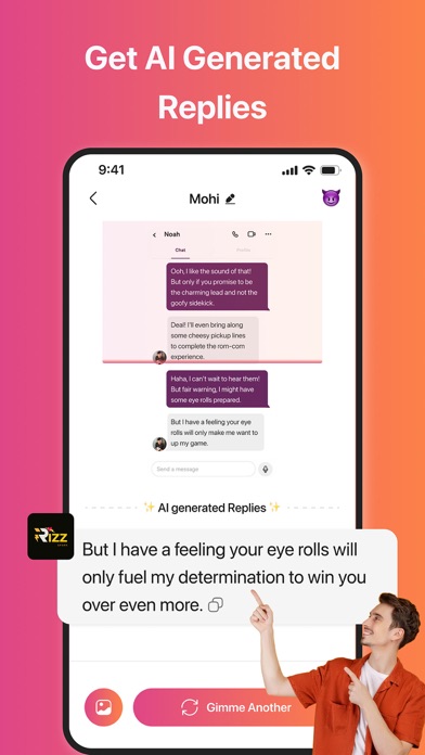Rizzapp: Pick Up Pal AI Dating Screenshot