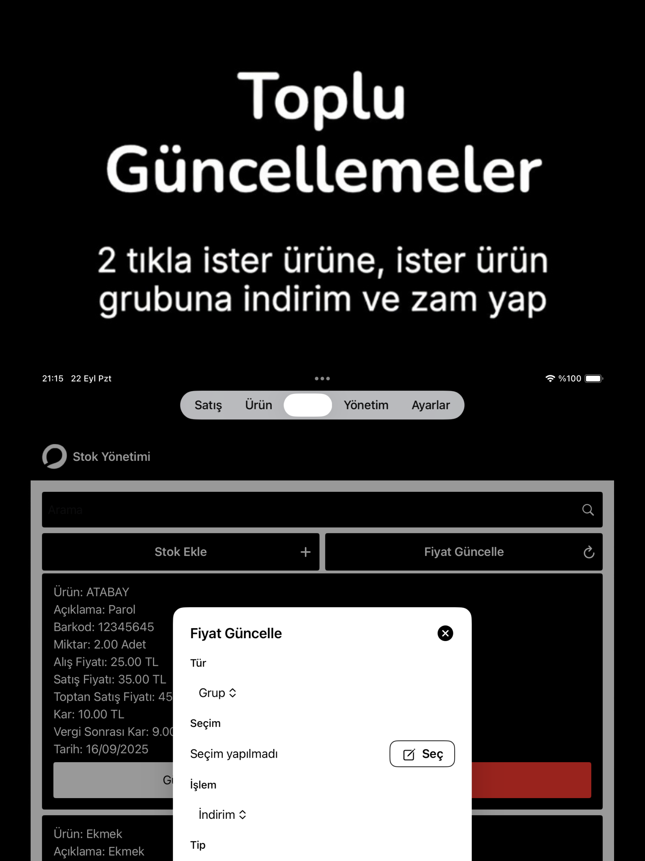 Flovixa Stok Takip