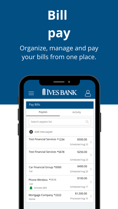 Ives Bank Mobile iPhone screenshot 7 - Finance app