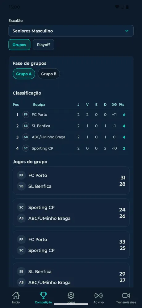 Paredes Handball Cup 2026 screenshot 5