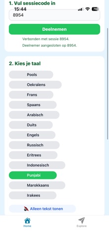 Mijoka Taal Cursist App screenshot