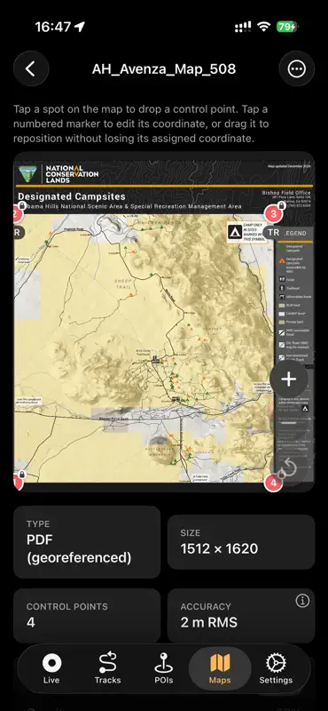 NomadTracks: GPS Map Tracker screenshot 8 of 8