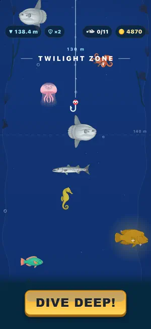 Baitsy — Deep Sea Fishing screenshot 2