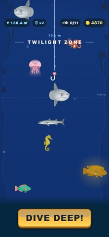 Baitsy — Deep Sea Fishing screenshot 2