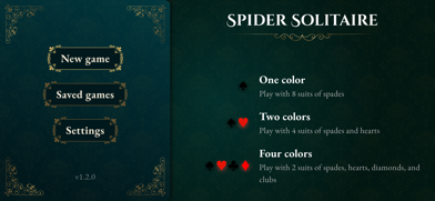 Spider Solitaire: 2026 Screenshot 2 of 7