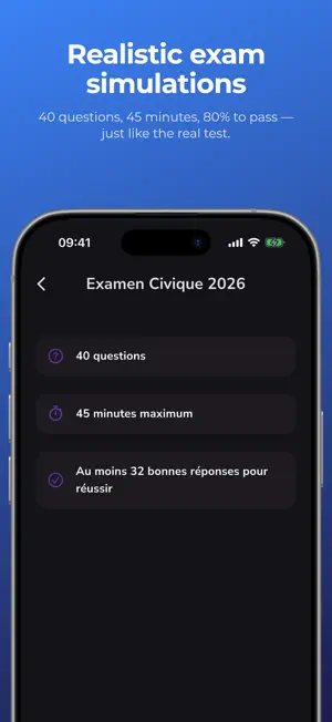France Examen Civique 2026 QCM screenshot 2