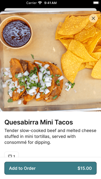 App screenshot