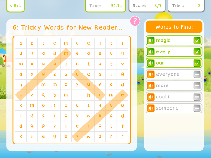 Squeebles Spelling Connect