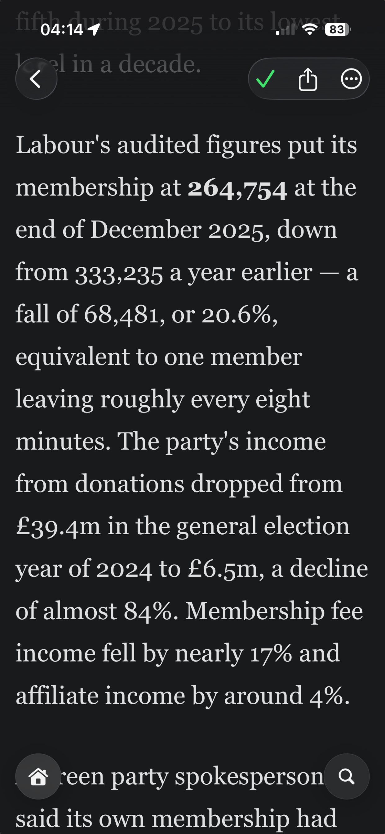 UK Fact Check Politics screenshot 5