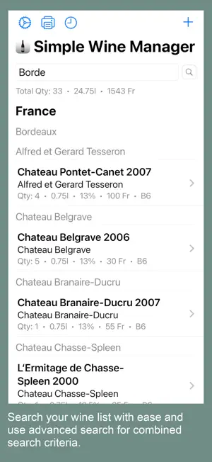 Simple Wine Manager screenshot 1