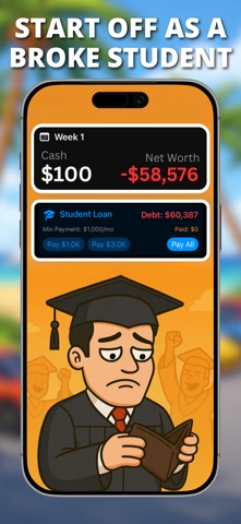 Business Game: Ramen to Riches iPhone screenshot