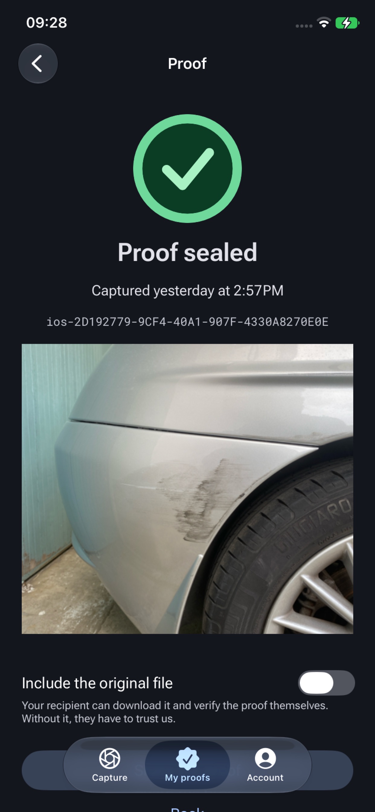 Screenshot 3 of Evidiq: Proof that holds up
