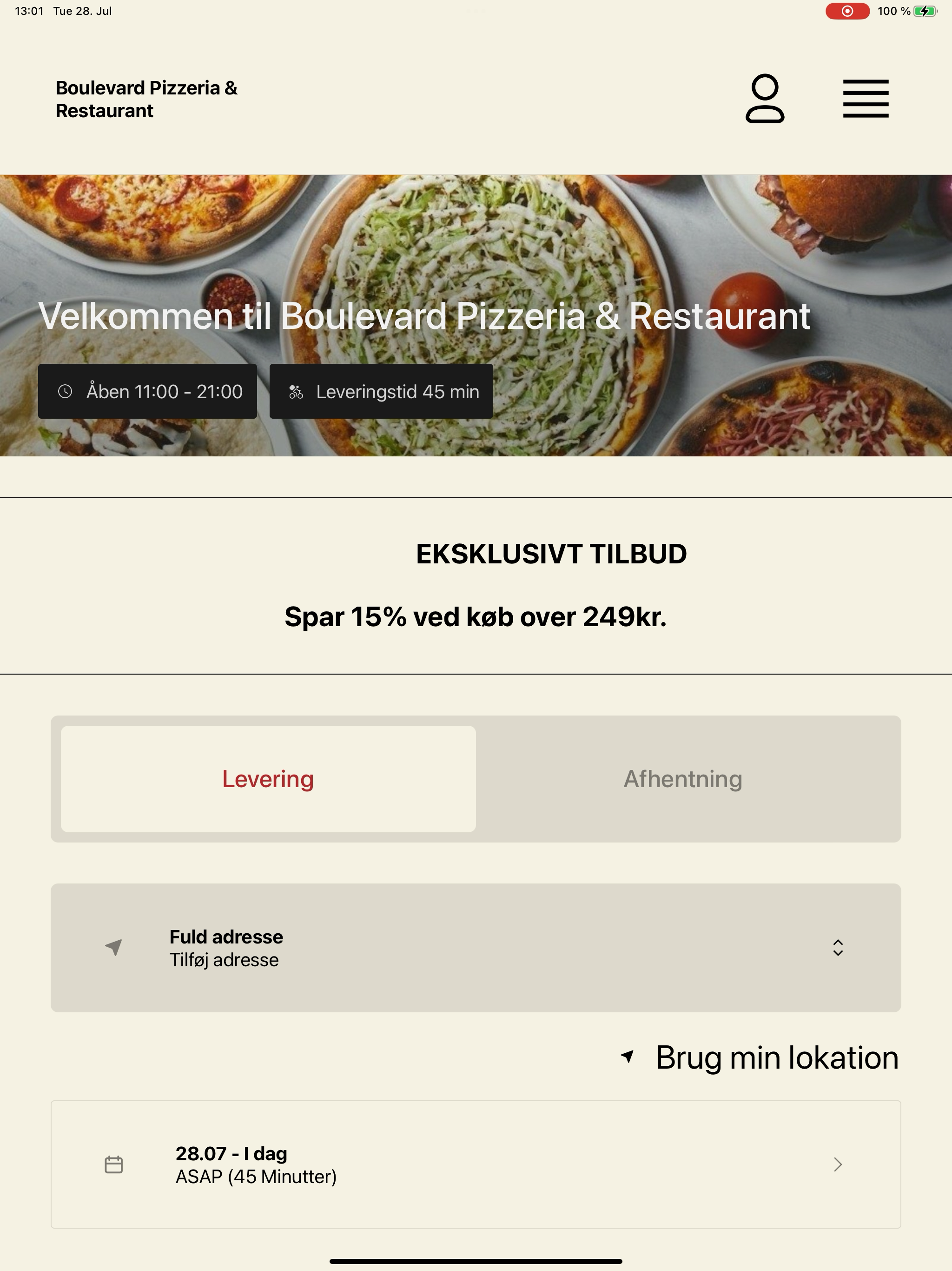 Boulevard Pizza & Restaurant screenshot 7