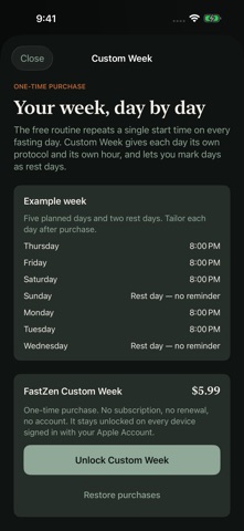 FastZen: Fasting Timer Screenshot 6 of 6