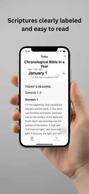 Yearly Chronological Bible screenshot 3