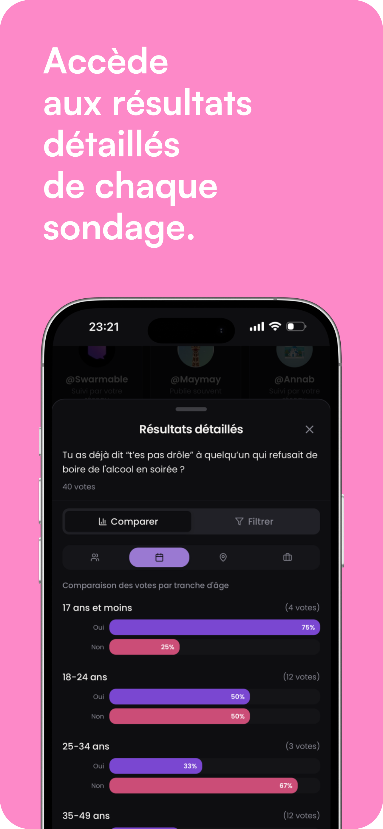 Swarmable : Sondages & Avis screenshot 4