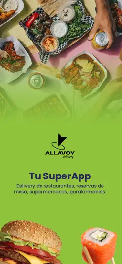 Captura de pantalla de Allavoy Delivery en iPhone 1