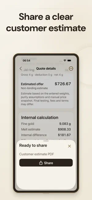 Gold Calculator: Buyer Desk screenshot 4