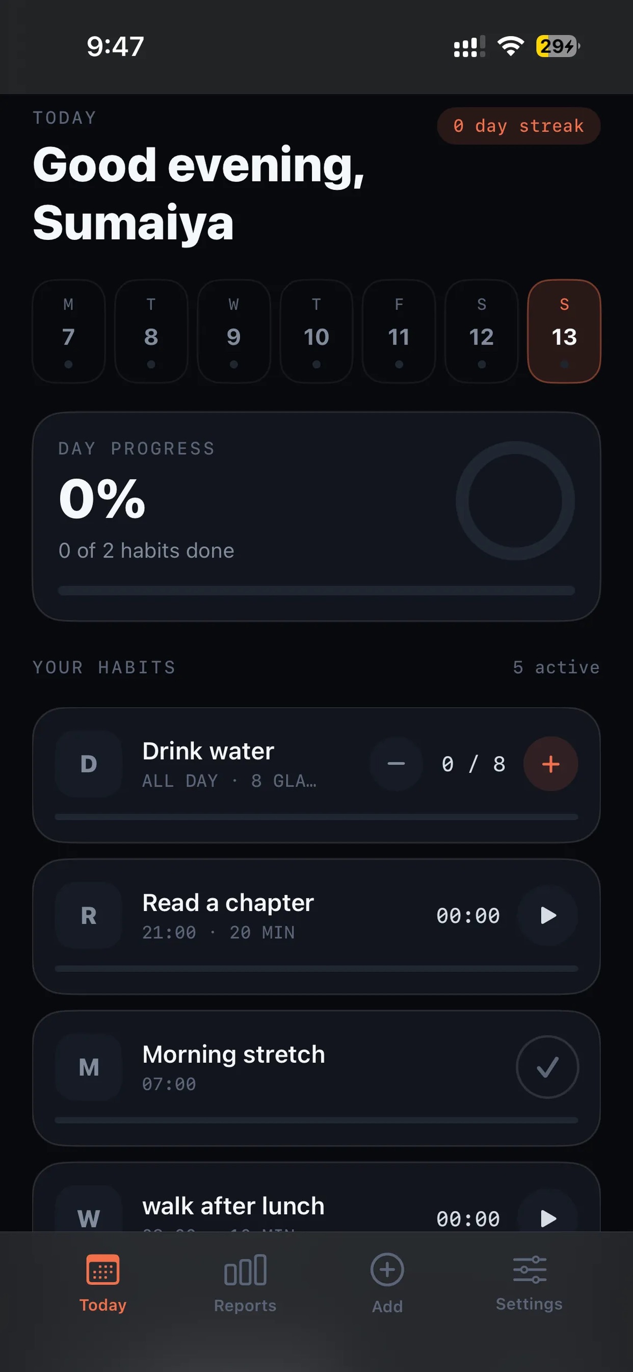 Screenshot 4 of HabitTrackerLight
