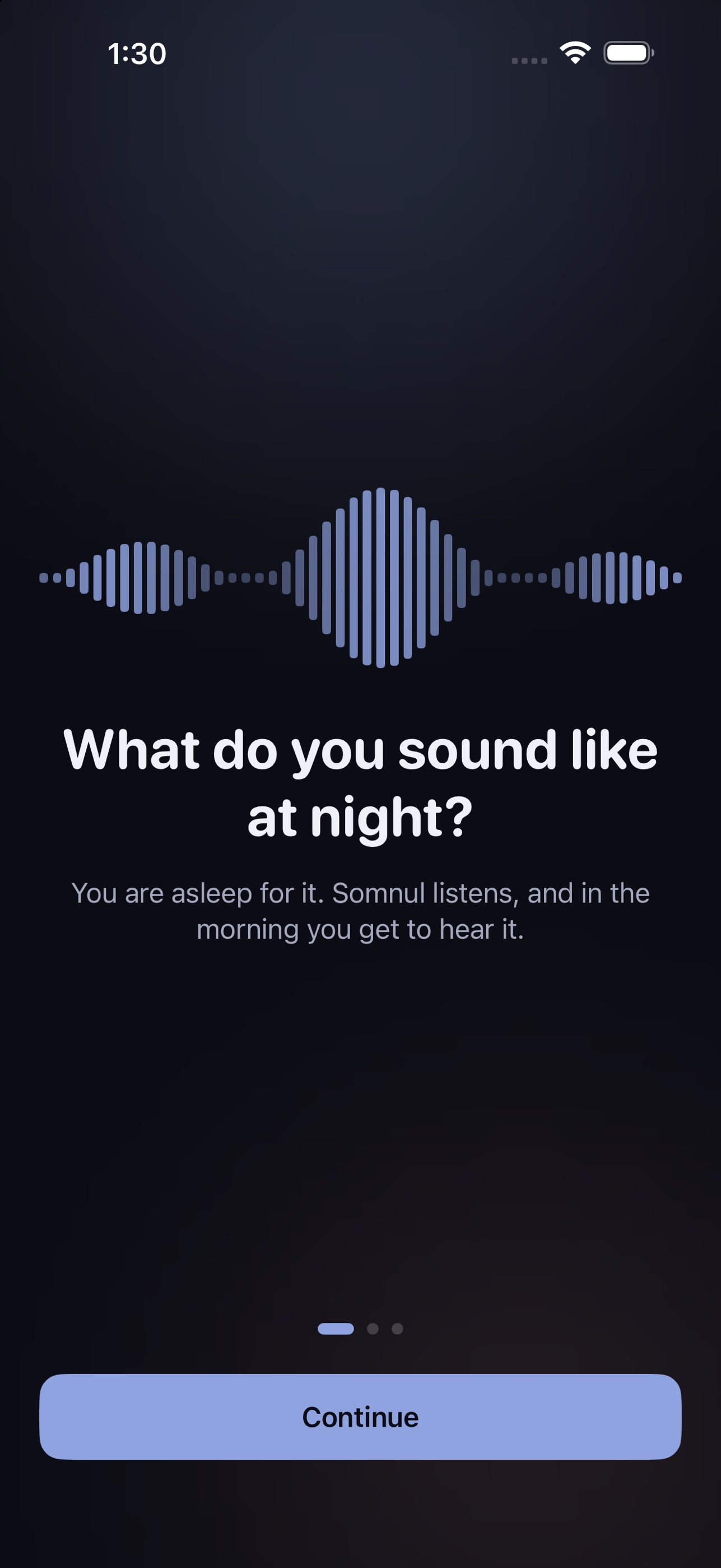 Screenshot 1 of Somnul: Snore Recorder