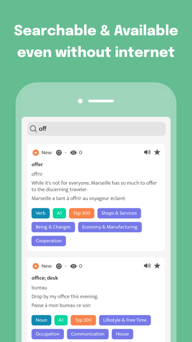 Most Common French Words Screenshot