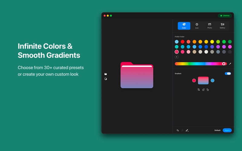 Custom Folder Design screenshot
