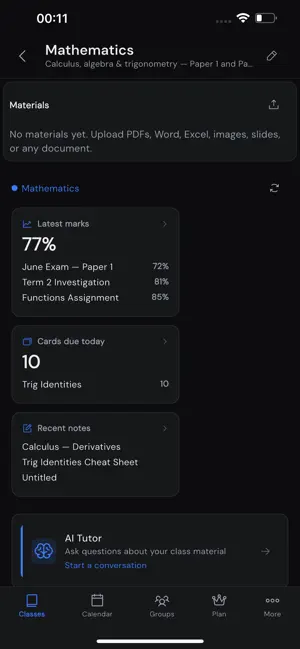 Student AI Study Companion screenshot 2