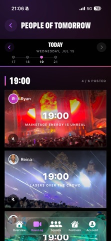 Amicorum - Festival Companion iPhone screenshot