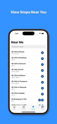 Portland Bus: TriMet Tracker iPhone screenshot