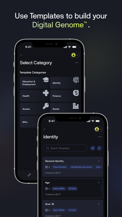 SELF ID iPhone screenshot 5 - Utilities app