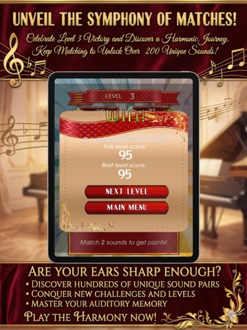 Match Sounds: Audio Puzzle iPad screenshot