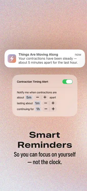 Contraction Timer: Labora screenshot 2