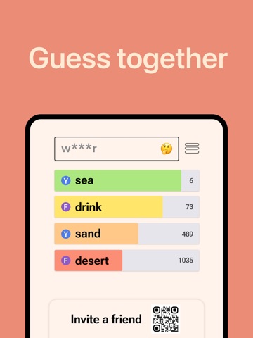 Contexto: Guess the Word Game iPad screenshot