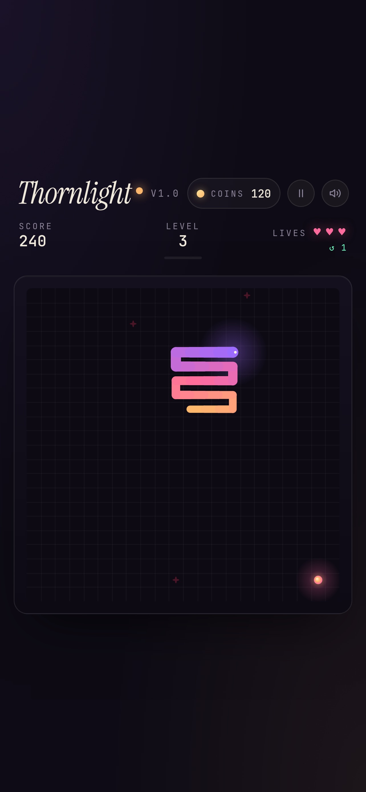 Screenshot 2 of Thornlight: Neon Snake