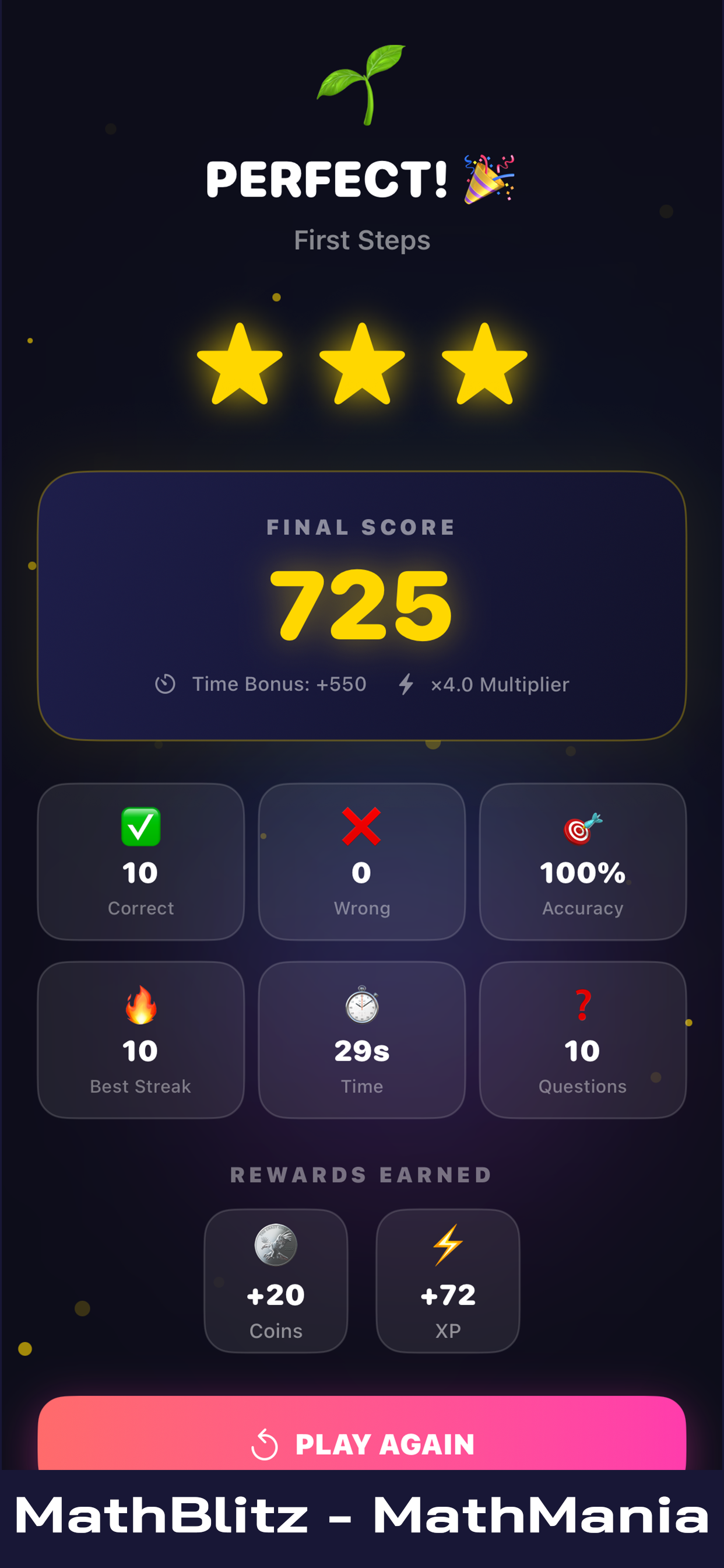 MathBlitz - MathMania screenshot 6