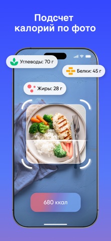 Счетчик калорий и БЖУ - Wayout screenshot