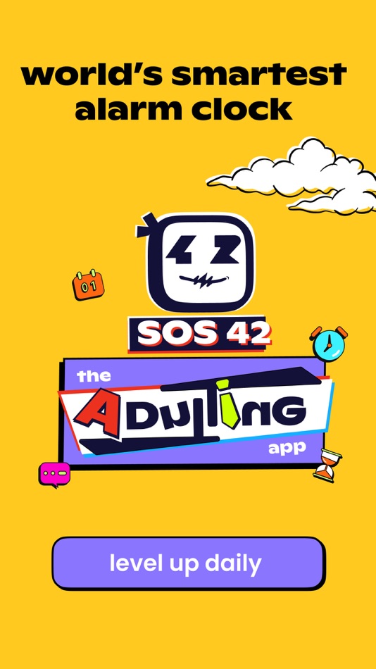 #1. SOS 42 - AI Alarm and Planner (iOS) 由: Edventure Club Media Technologies Private Limited
