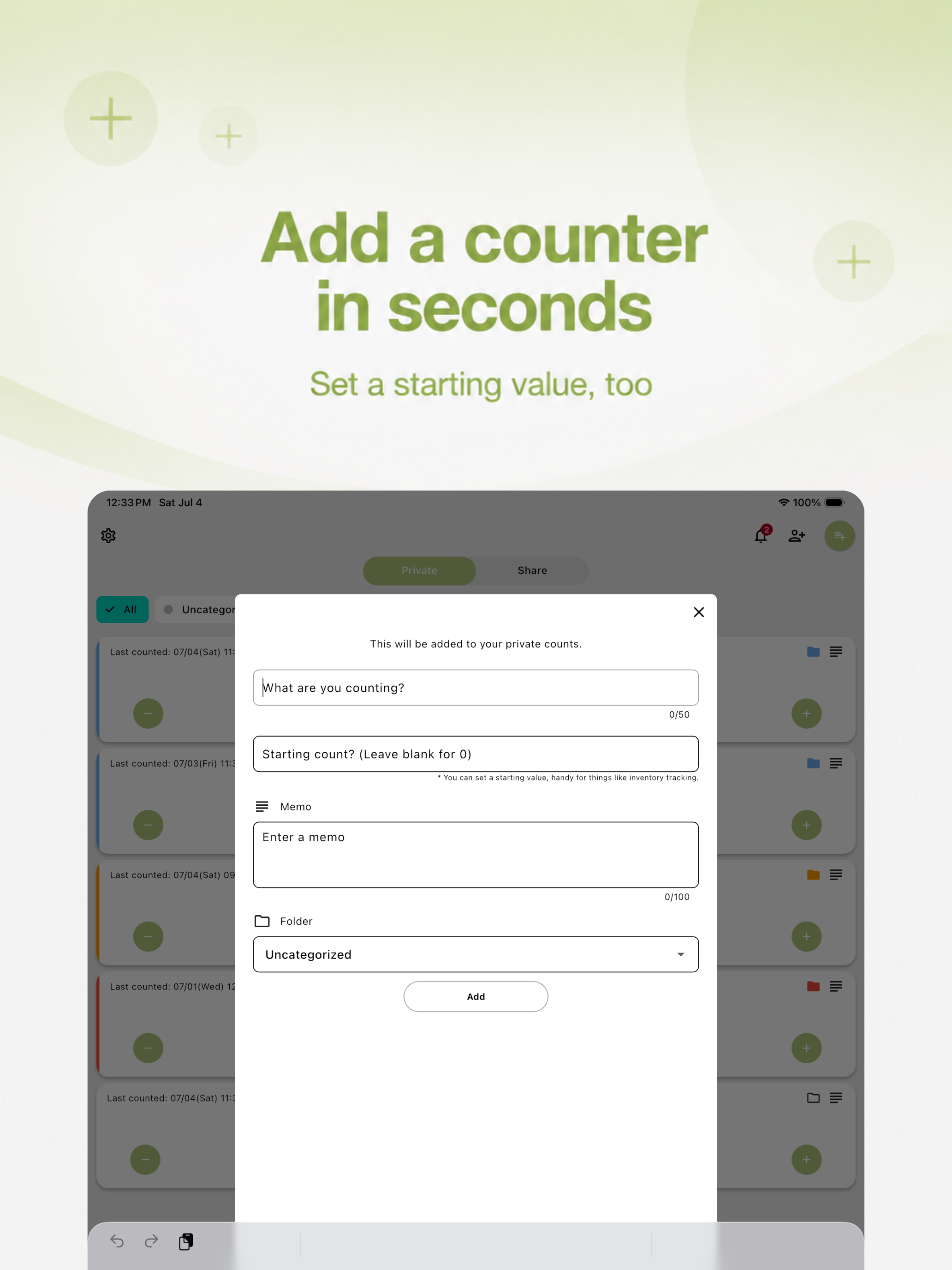 Share Counter: Tally Together screenshot 9