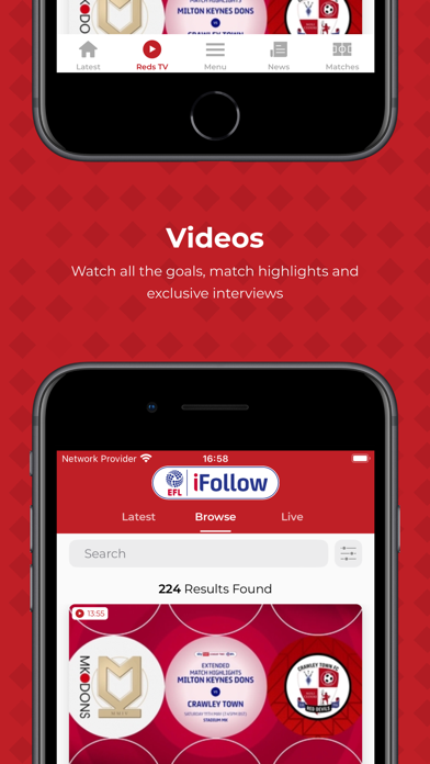 Crawley Town FC Screenshot