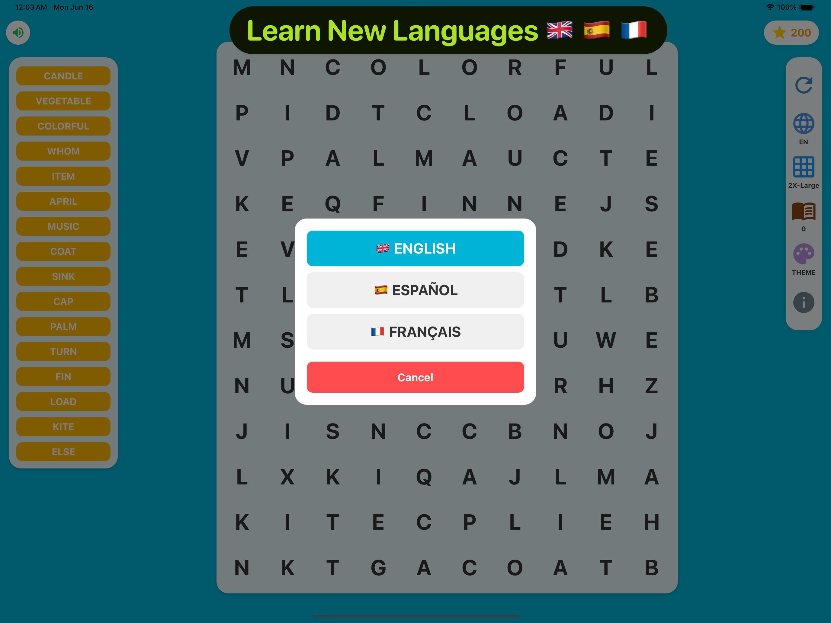Lingo Word Search