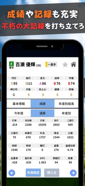 プロ野球ペナントシミュレータ のスクリーンショット 4