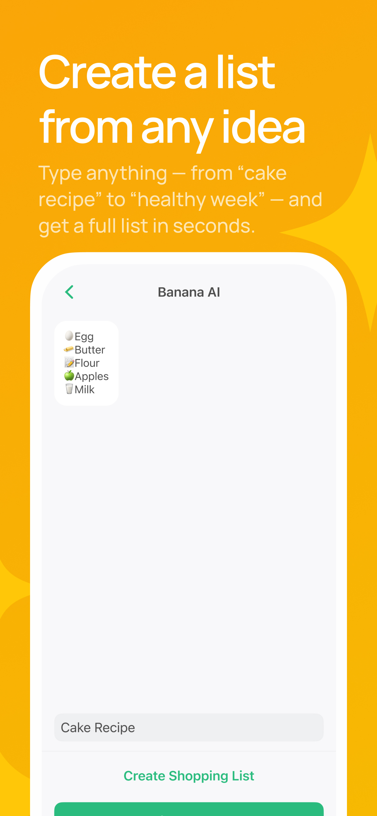 BananaList — Grocery List screenshot 3