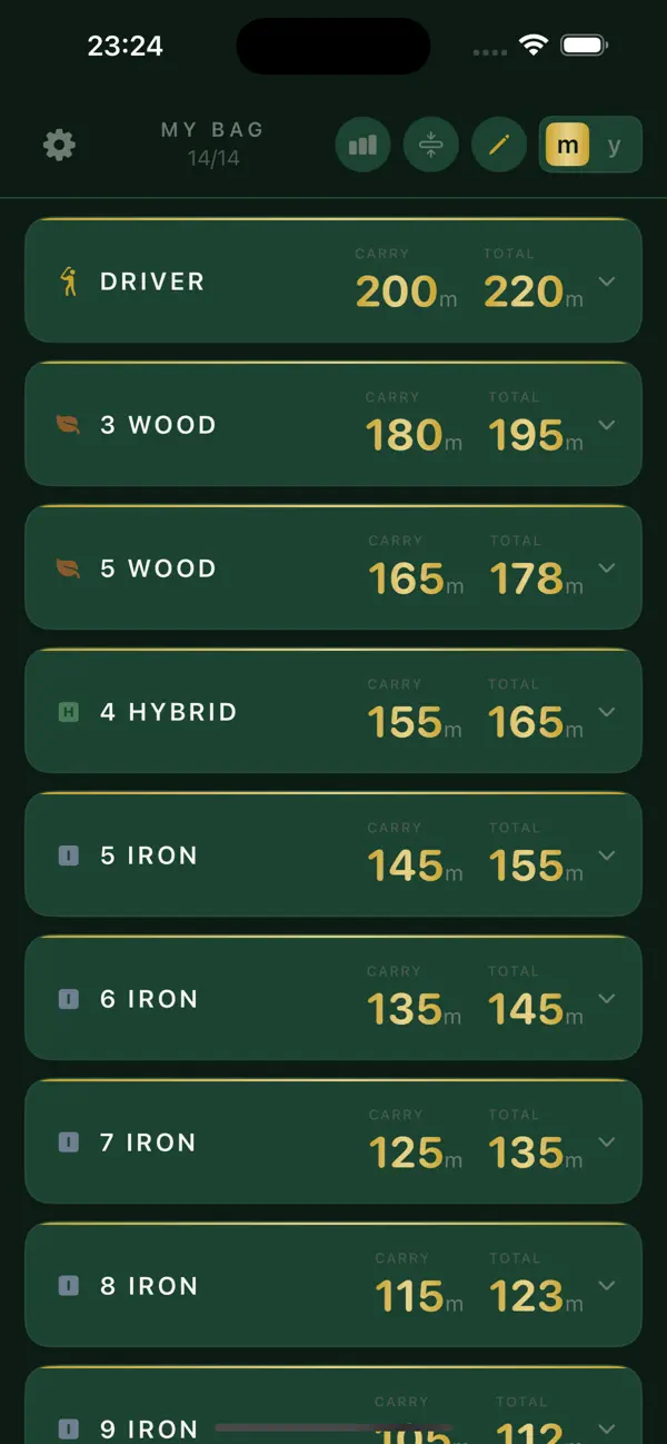 Screenshot #2 pour My Golf Distances