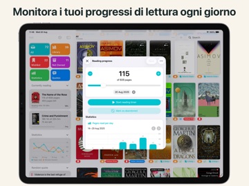 Book Tracker: Libri letti TBR iPad screenshot 7
