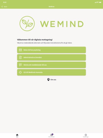 WeMind iPad screenshot 2