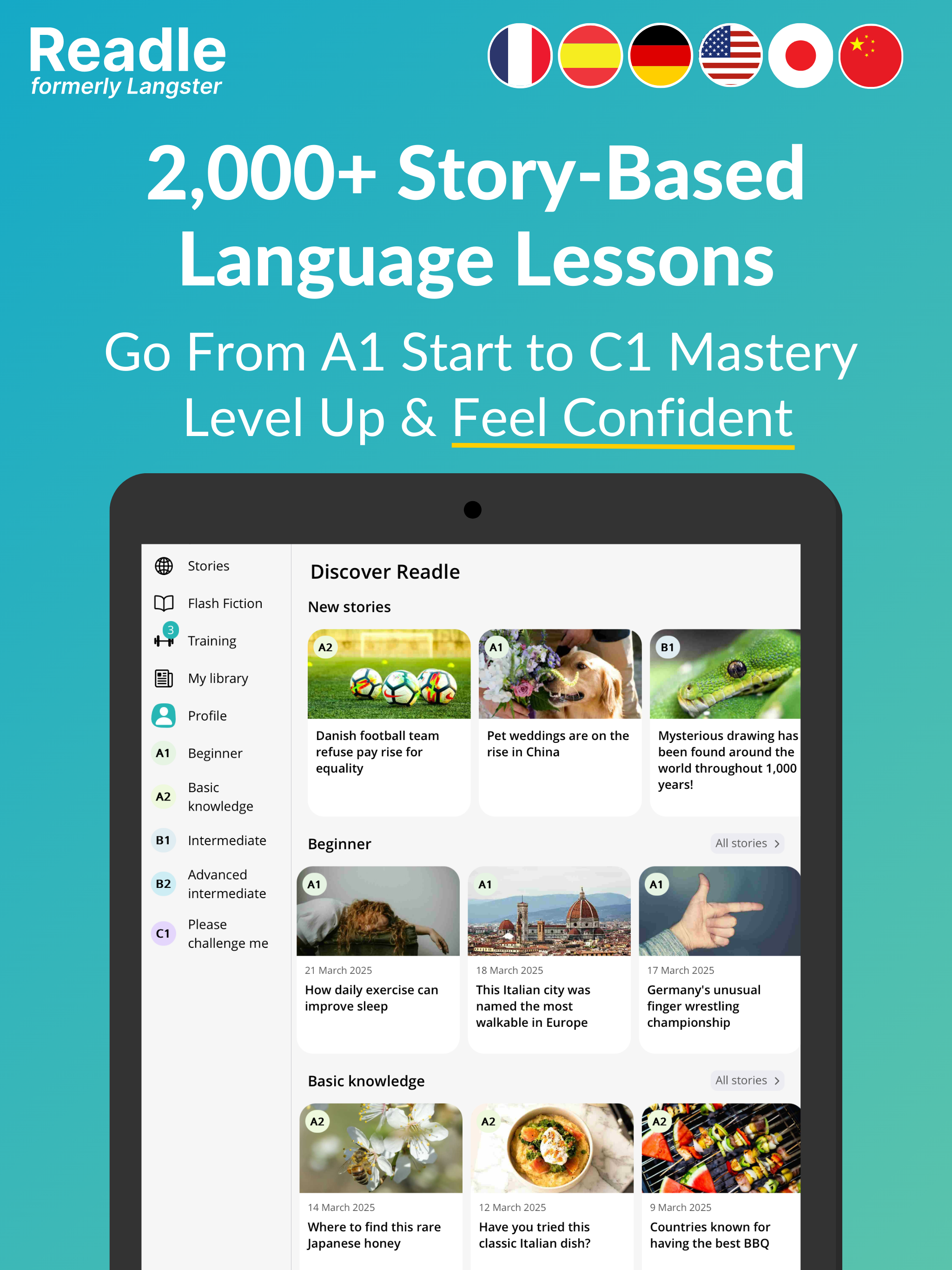 Readle: Learn Languages Daily screenshot 10