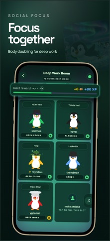 Pengu Focus: Focus Partner iPhone screenshot