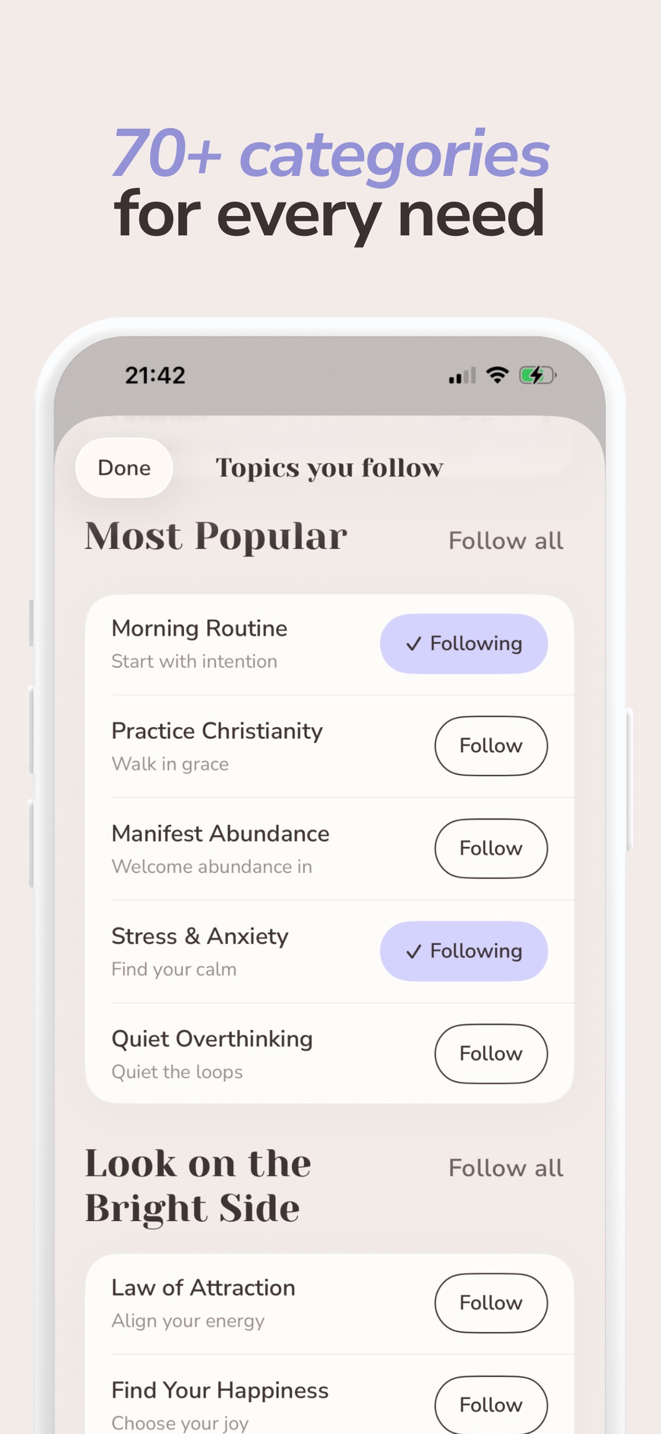 Screenshot 5 of Expand: Daily Affirmations