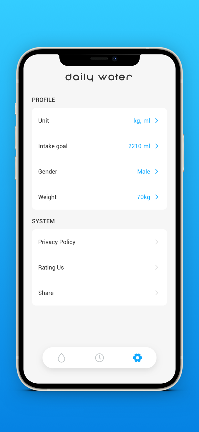 Daily Water - Health Tracker